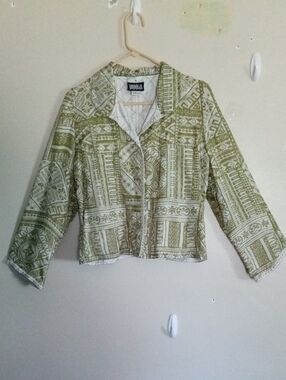 VTG Yak Magik 100% Silk Reversible Boho Statement Jacket-Medium Nepal